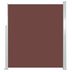 vidaXL Auvent latéral rétractable 160 x 500 cm Marron