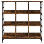 vidaXL Buffet chêne fumé 102x32x103 5 cm bois d'ingénierie