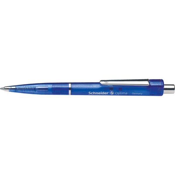 Stylo à bille Optima bleu Pointe Moyenne Bleu x 10 SCHNEIDER