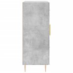 vidaXL Buffet gris béton 69 5x34x90 cm bois d'ingénierie