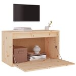 vidaXL Armoire murale 60x30x35 cm Bois de pin massif