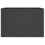 vidaXL Jardinière noir 62x40x39 cm acier laminé à froid