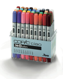 Set 36 marqueurs Manga Copic Ciao Set B