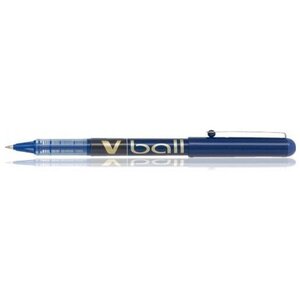 Stylo roller V Ball VB7 encre liquide Pte métal Moyenne Bleu PILOT