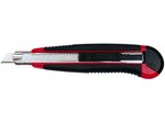 cutter professionnel Auto-Load, lame: 18 mm, noir/rouge WEDO