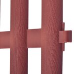 vidaXL Bordures de pelouse 17 Pièces 10 m Marron