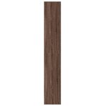 vidaXL Buffet haut avec LED chêne marron 69x32 5x200cm bois ingénierie