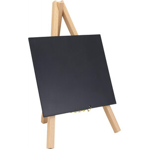 ARDOISE DE TABLE ET CHEVALET - 24 X 15 CM - SECURIT