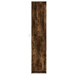 vidaXL Buffet haut LED chêne fumé 41 5x32 5x200 cm bois d’ingénierie