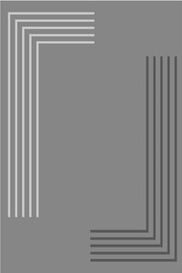 Tapis d'intérieur GREC 160 x 230 cm - Gris