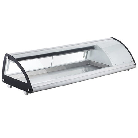 Vitrine réfrigérée pour sushis - bac gn 1/3 & gn 1/2 - virtus - 1307 mm5 x gn 1/3