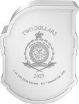 Pièce de monnaie en Argent 2 Dollars g 31.1 (1 oz) Millésime 2023 Mandalorian BO-KATAN KRYZE HELMET