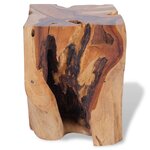 vidaXL Tabouret Bois de teck massif
