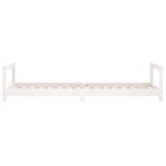 vidaXL Cadre de lit pour enfants blanc 80x200 cm bois de pin massif