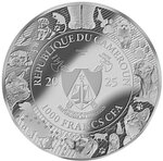 Pièce de monnaie en Argent 1000 Francs g 31.1 (1 oz) Millésime 2025 AI-Nimals POLICE DOG AI-NIMALS