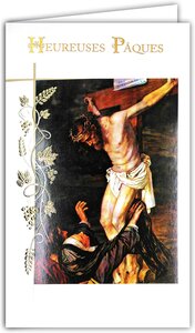 Carte Joyeuses Pâques Bonne Fête Chrétienne - Avec Enveloppe 12x19 5cm