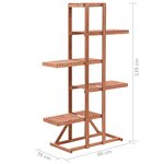vidaXL Support pour plantes Bois cèdre 86 x 36 x 139 cm