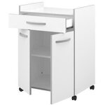 Desserte de cuisine 60 cm - Blanc mat