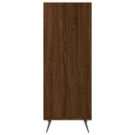 vidaXL Armoire à étagères chêne marron 34 5x32 5x90 cm bois ingénierie