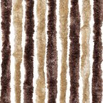 vidaXL Moustiquaire Beige et marron clair 56 x 185 cm Chenille