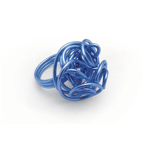 Fil aluminium Ø 1 5 mm 5 mètres Bleu