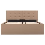 vidaXL Cadre de lit à rangement hydraulique sans matelas 120x200 cm