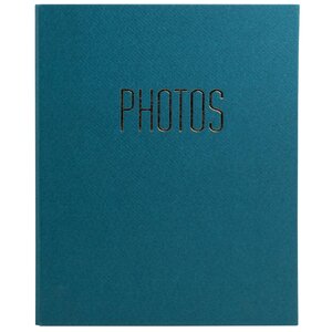 Album Photo Classeur 60 Pages Noires Officebyme - Bleu Canard - Exacompta