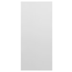 vidaXL Bibliothèque/Buffet Blanc brillant 66x30x130 cm Bois ingénierie