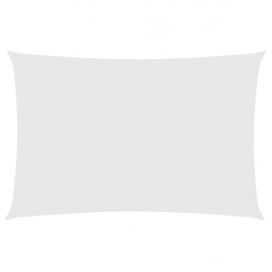 vidaXL Voile de parasol tissu oxford rectangulaire 2x4 m blanc