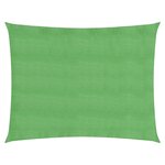 vidaXL Voile d'ombrage 160 g/m² Vert clair 2x3 m PEHD