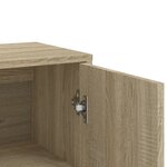 vidaXL Buffets 3 Pièces chêne sonoma 60x31x84 cm bois d'ingénierie
