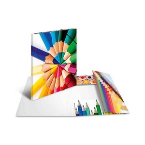 Chemise à élastiques 'crayons'  en carton  A3 HERMA