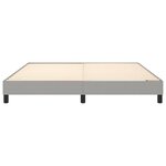 vidaXL Cadre de lit Gris clair 180x200 cm Tissu