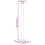 vidaXL Auvent latéral rétractable Anthracite 220x600 cm