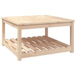 vidaXL Table de jardin 82 5x82 5x45 cm bois massif de pin