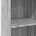 vidaXL Buffet haut sonoma gris 45x41x124 cm bois d'ingénierie