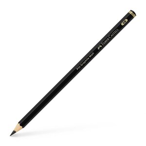 FABER-CASTELL Crayon graphite PITT GRAPHITE Matt dureté 8B