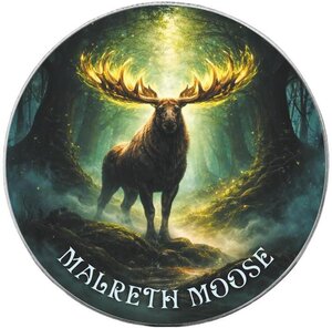 Monnaie MALRETH MOOSE Forest Totems IV 1 Oz Argent 1$ USA 2026