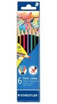 Etui de 6 Crayons de couleur WOPEX Triangulaire Assortis STAEDTLER