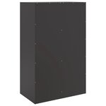 vidaXL Buffet noir 67x39x107 cm acier