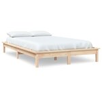 vidaXL Cadre de lit 160x200 cm bois de pin massif