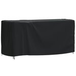 vidaXL Housse de salon de jardin noir 180x70x90 cm imperméable 420D