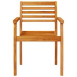 vidaXL Chaises de jardin lot de 2 59x55x85 cm bois massif d'acacia
