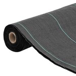 vidaXL Membrane anti-mauvaises herbes noir 1 5x10 m PP