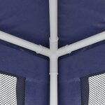 vidaXL Tente de fête avec 4 parois latérales en maille Bleu 2 5x2 5 m