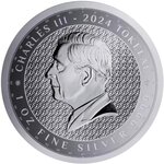 Pièce de monnaie en Argent 5 Dollars g 31.1 (1 oz) Millésime 2024 Mystic Earth AMETHYST
