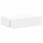 vidaXL Meuble TV avec éclairage LED blanc 60x35x15 5 cm