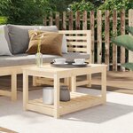 vidaXL Table de jardin 82 5x50 5x45 cm bois massif de pin