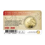 Pièce de monnaie 2 euro 1/2 belgique 2020 bu – jeux olympiques d’anvers