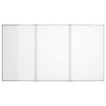 Tableau magnétique panneau écriture école maison bureau pliable 150 x 100 x 1 7 cm aluminium 02_0045521